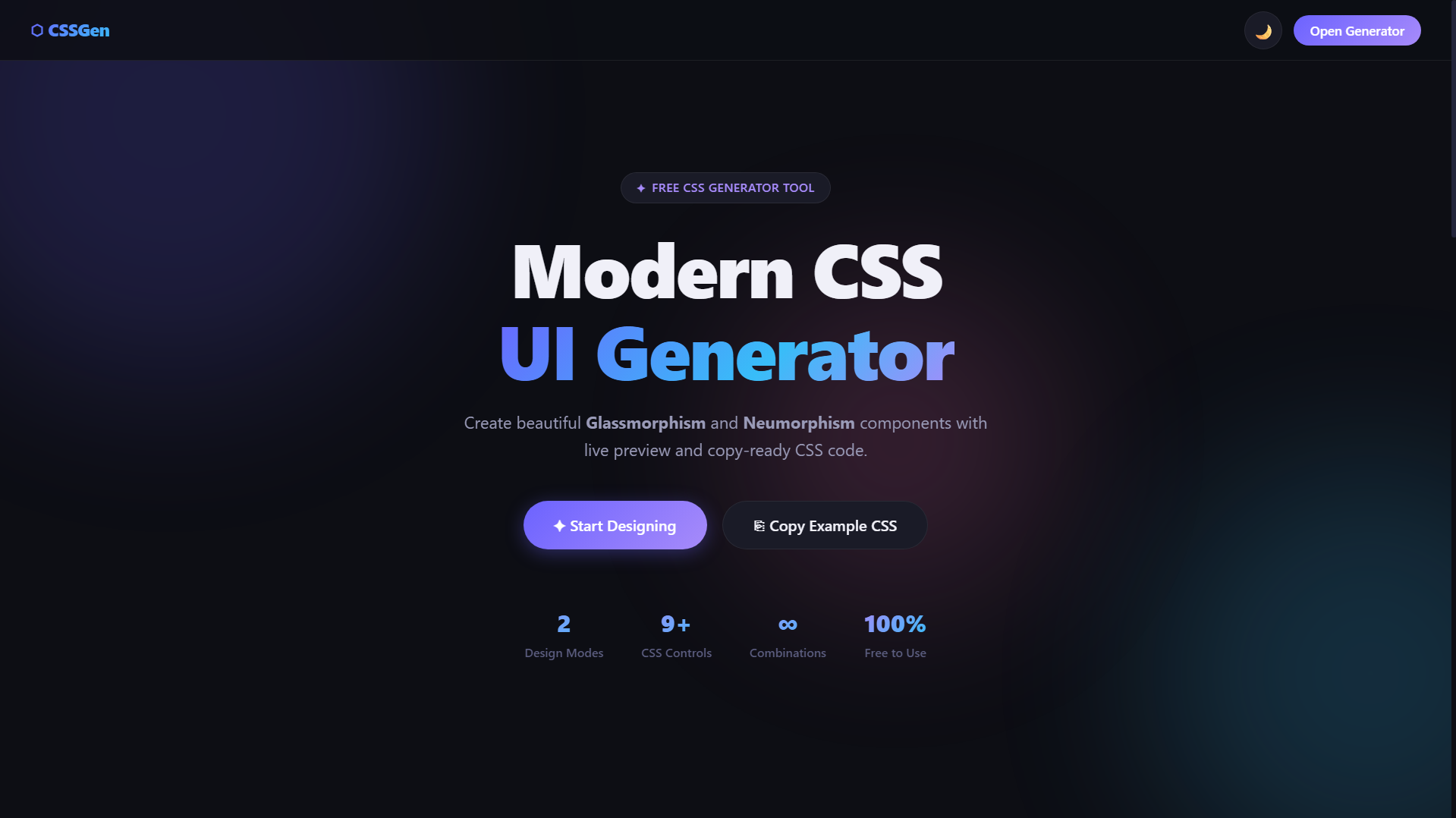 CssGen website